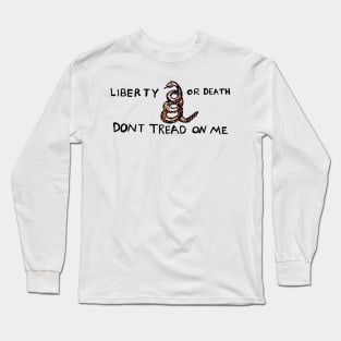 Don't Tread on Me Watercolor Long Sleeve T-Shirt